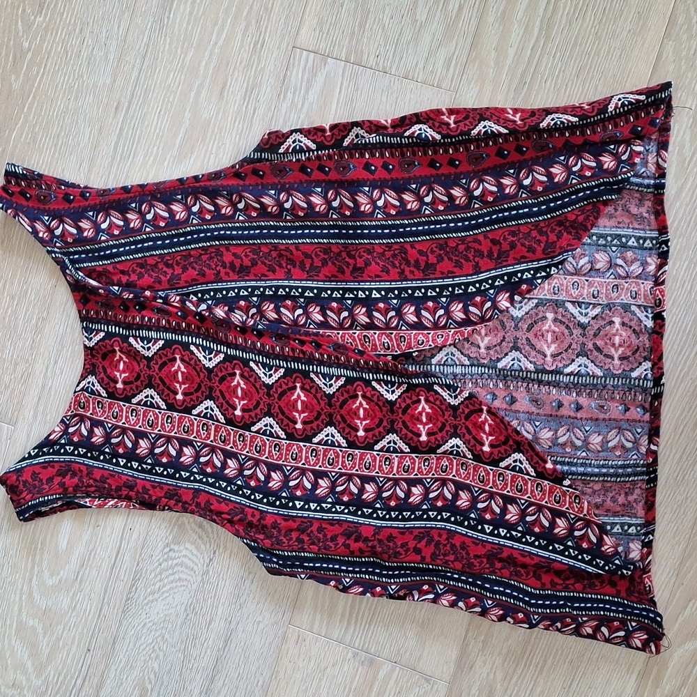 H&M Patterned Open-Back Tank Top - XS - Picture 3 of 4